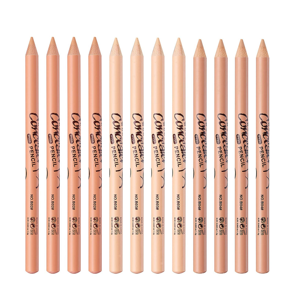 ZEVNI front packaging showing full 12-piece concealer pencil kit for convenience
