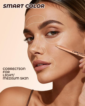 ZEVNI pencil tip close-up displaying creamy texture for smooth blending