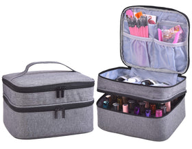 ZFZGFRCS front view showing compact grey travel case and secure closure benefit