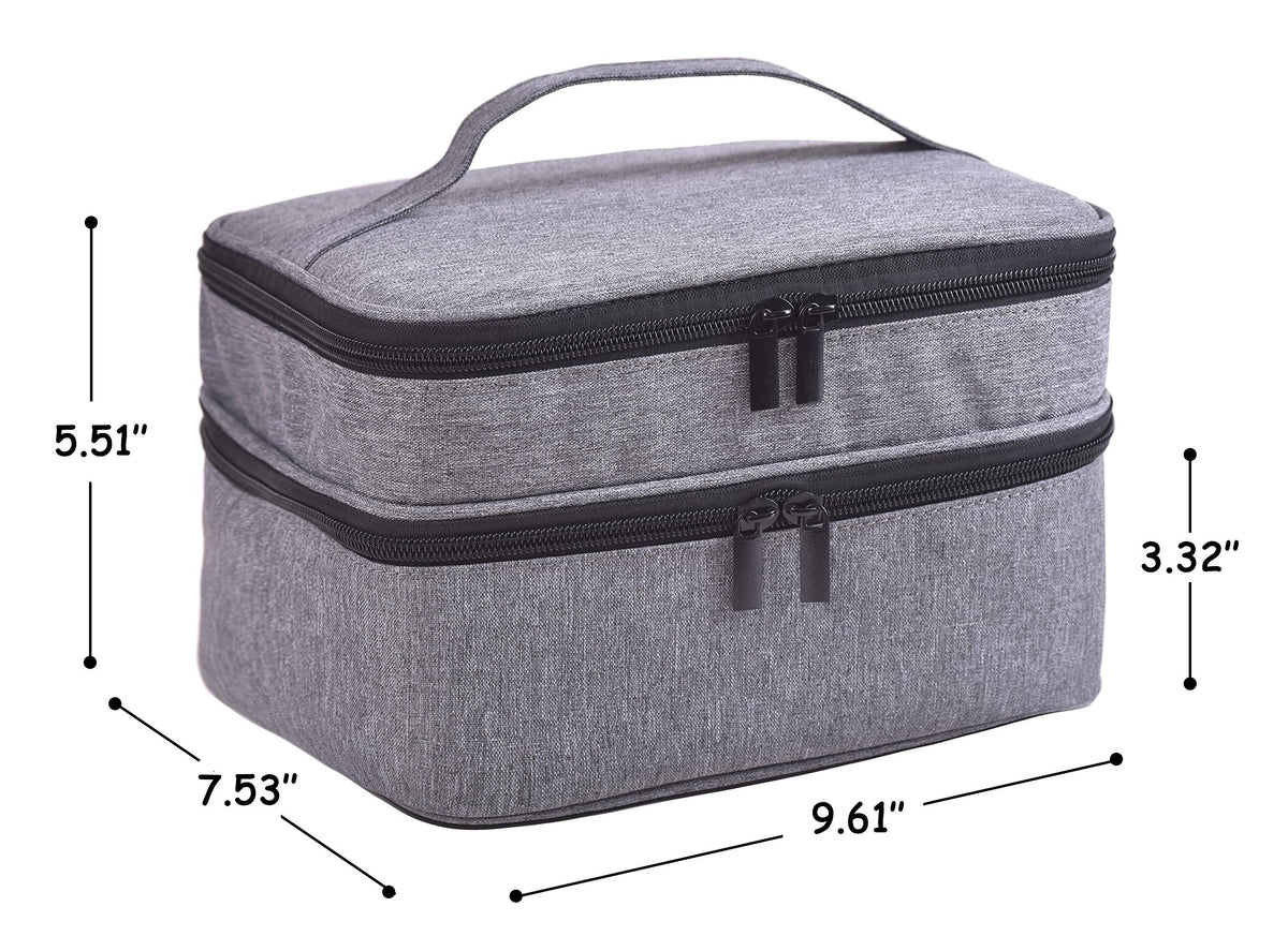 ZFZGFRCS upper layer with elastic pockets organizing brushes and small tools