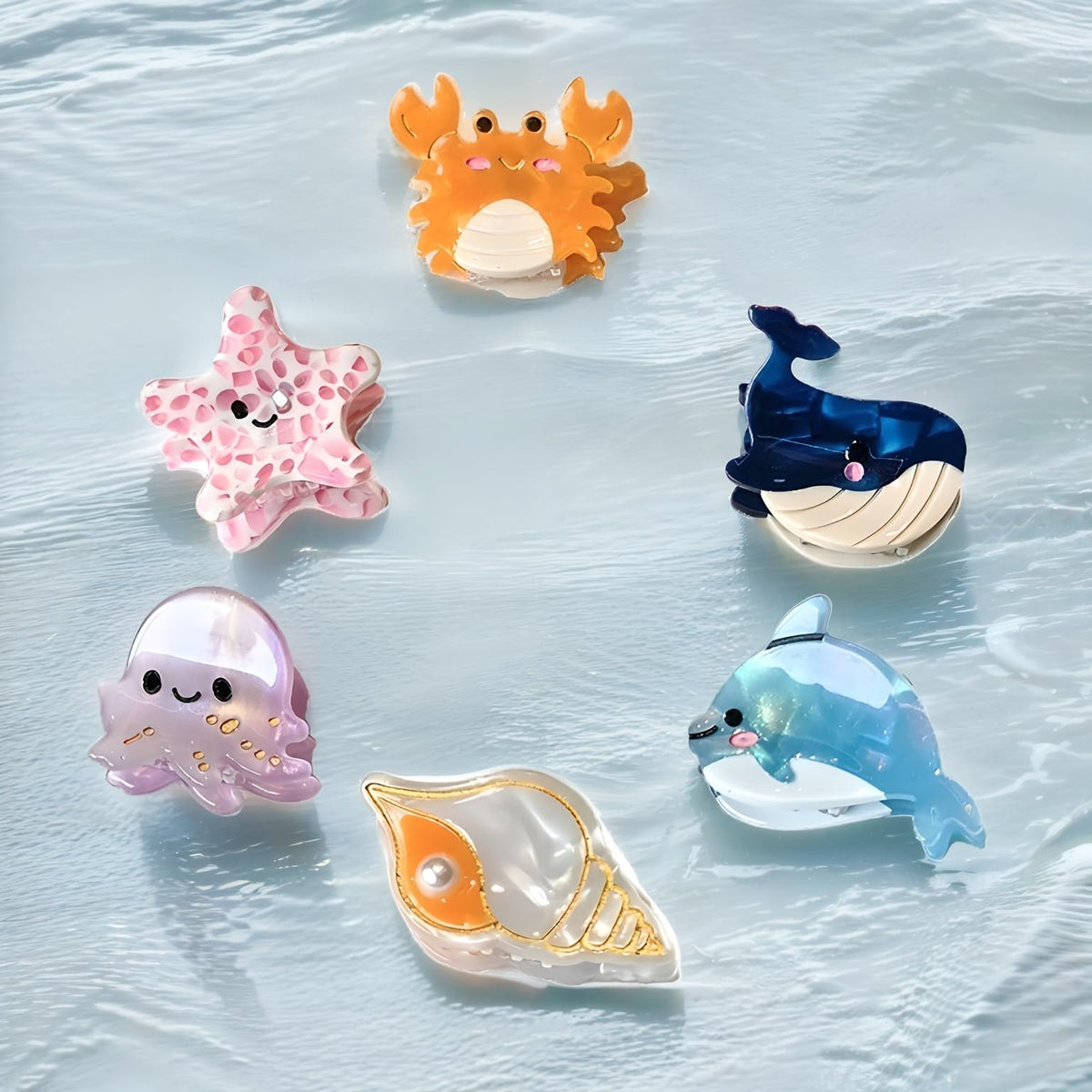 Zhaiye starfish clip open profile showing sturdy grip and teeth