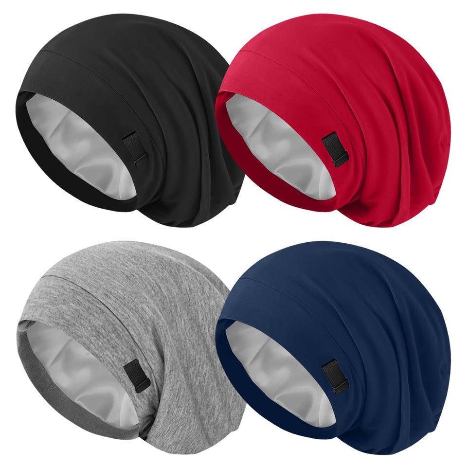 ZHENSILK bonnet front view showing stylish protective design and comfort