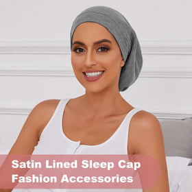 ZHENSILK bonnet beside travel pillow illustrating portability and on-the-go hair protection