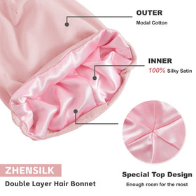 ZHENSILK modal cotton outer fabric close-up showing breathable comfort