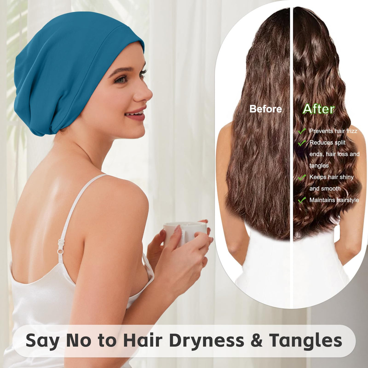 ZHENSILK stacked pair showing size and coverage for full-volume hair