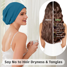 ZHENSILK stacked pair showing size and coverage for full-volume hair