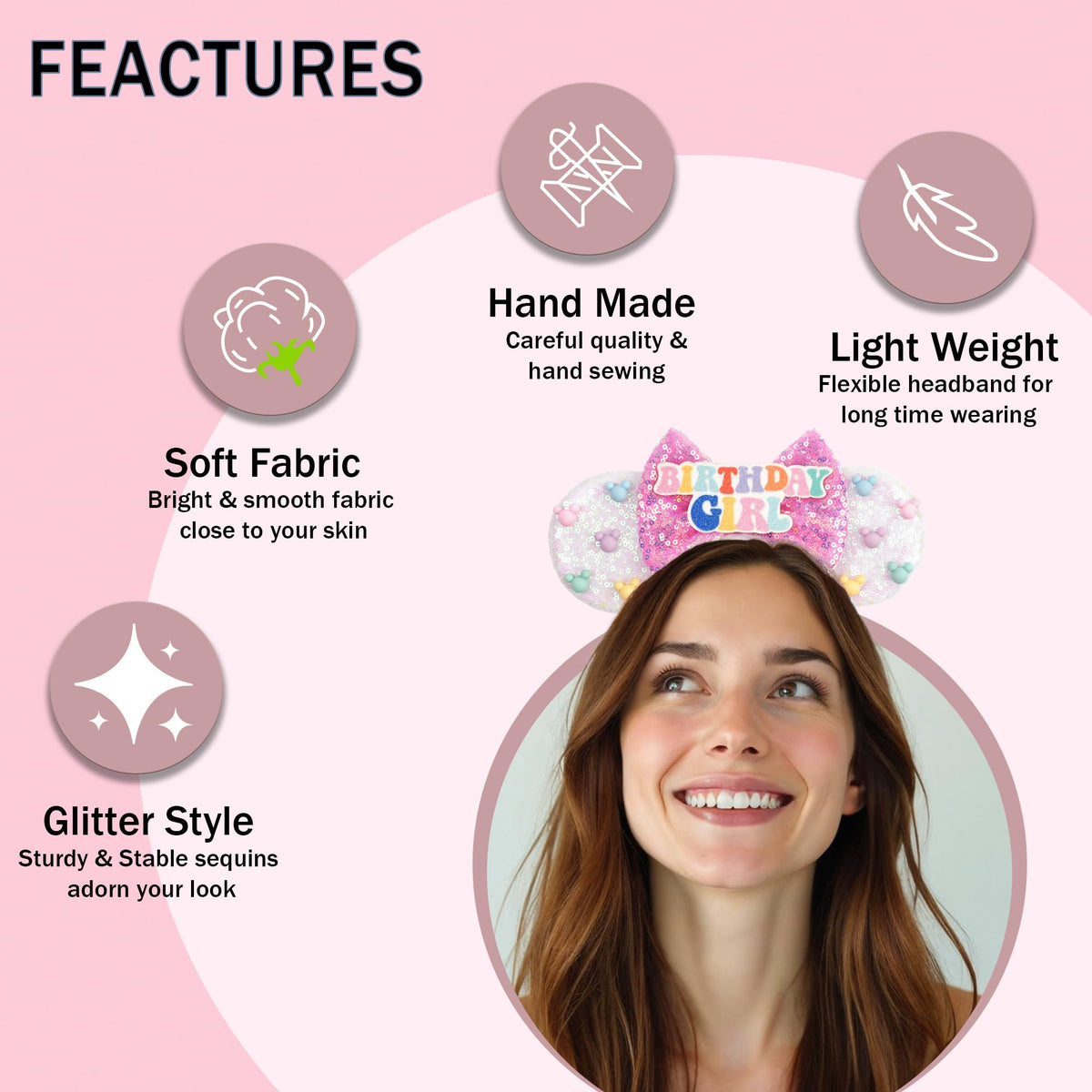 zhezesmila band padding and silk-like fabric ensuring gentle wear and no pinch