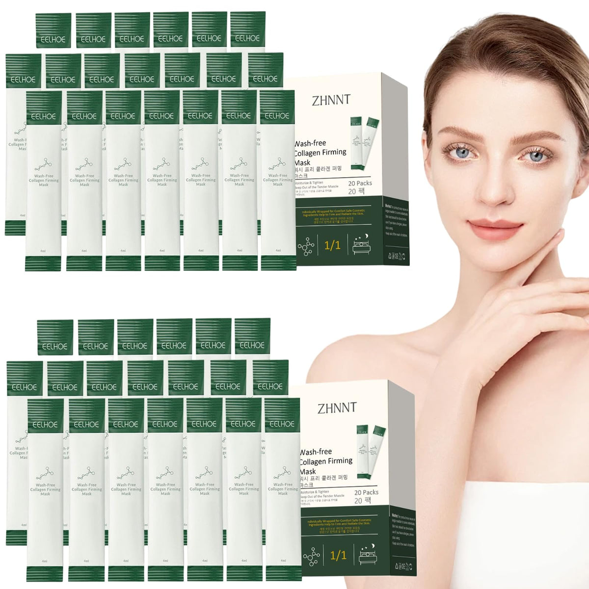 zhnnt front packaging showing both boxes and product count for easy storage