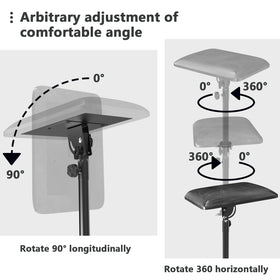 ZHOOGE telescopic tube with height markings for precise positioning benefit