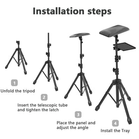 ZHOOGE tripod supporting a client's arm to improve artist access benefit