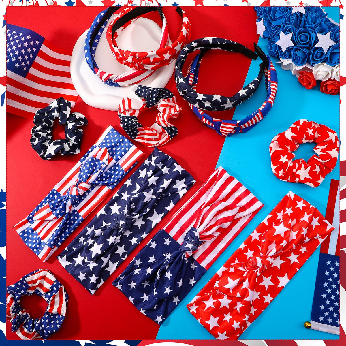 ZhouBoat lifestyle outdoor picnic shot showing patriotic accessories enhancing a celebration outfit