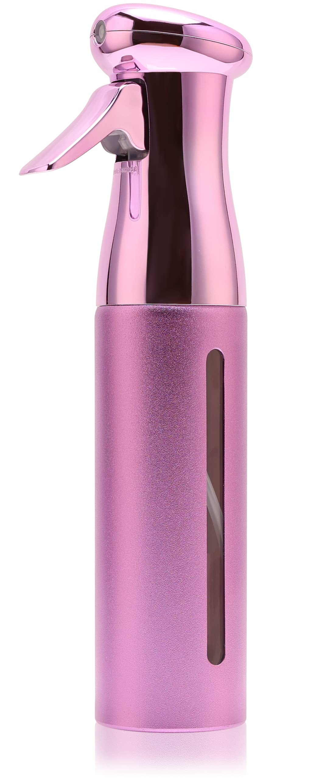 ZIBARBER front view purple spray bottle showing ergonomic shape and capacity benefits