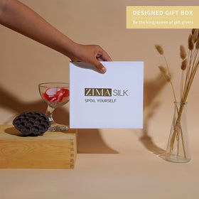 ZIMASILK gift-wrapped bonnet presentation ideal for self-care gifting
