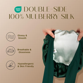 ZIMASILK silk weave close-up highlighting smooth texture and reduced friction