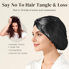 ZIMASILK elastic band detail showing secure comfortable fit