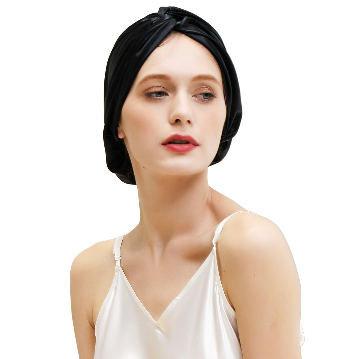 ZIMASILK black bonnet front view showing sleek protection