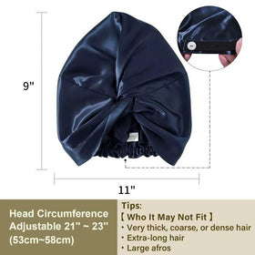 ZIMASILK bonnet next to ruler for scale to show true size and fit