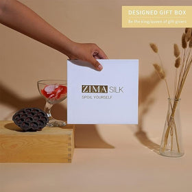 ZIMASILK bonnet on hand showing compact travel-ready size
