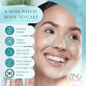 ZING SKIN CARE close-up of patch texture demonstrating gentle adhesion