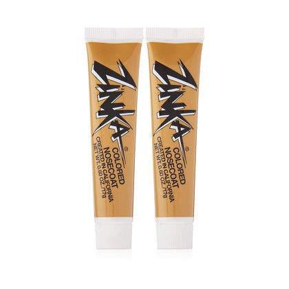 Zinka flesh front packaging showing two tubes and brand logo for quick grab-and-go protection