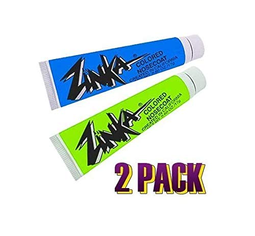 Zinka close-up paste texture on fingertip demonstrating thick, water-resistant protection