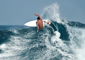 Zinka stick lifestyle beach use showing water-resistant protection