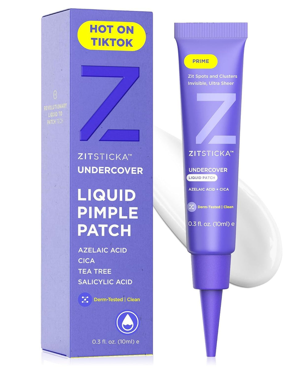 ZitSticka front tube and box showing compact packaging and benefits