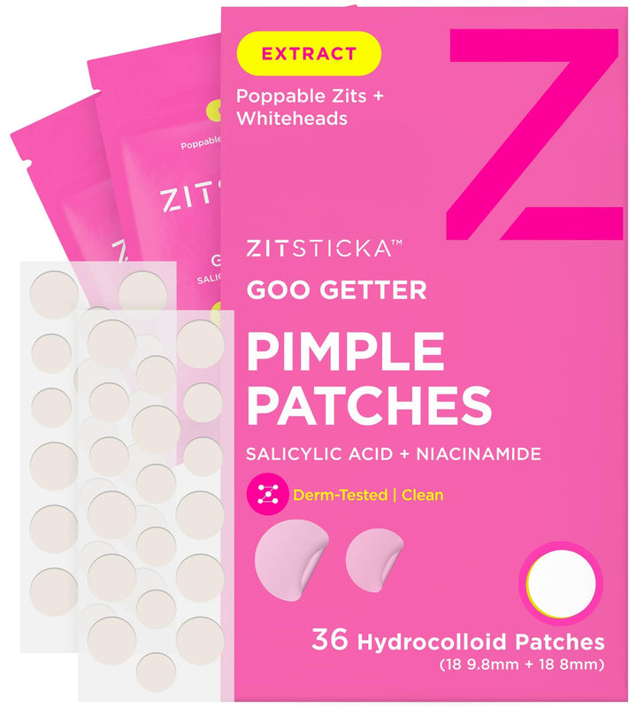 ZitSticka front packaging showing 36-pack and convenience
