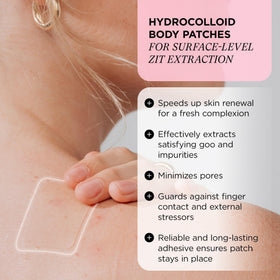 ZitSticka large patch close-up showing hydrocolloid texture and protection