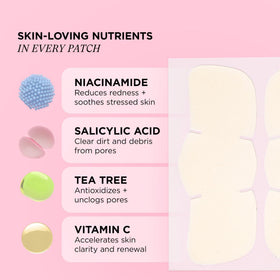 ZitSticka patch backside texture demonstrating hydrocolloid absorption