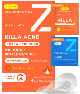 ZitSticka front packaging showing product and benefits for fast blemish care