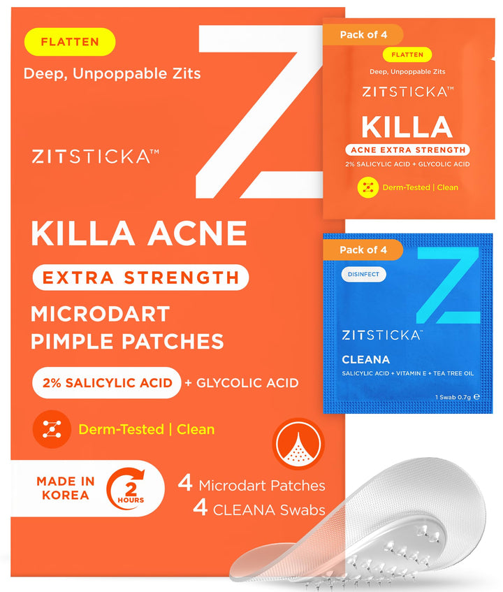 ZitSticka front packaging showing product and benefits for fast blemish care