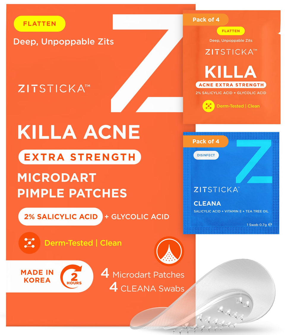ZitSticka front packaging showing product and benefits for fast blemish care