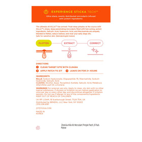 Close-up of ZitSticka KILLA ingredients label highlighting salicylic acid
