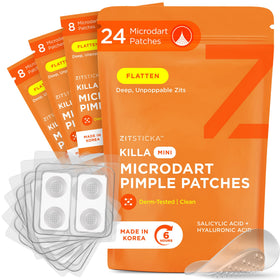 ZitSticka front packaging showing compact 24-count pouch and product name