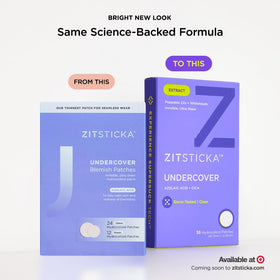 ZitSticka patch worn under makeup demonstrating invisible coverage benefit