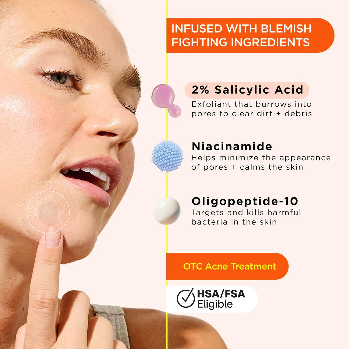 ZitSticka patch texture and adhesive backing for secure, discreet wear and protection