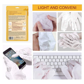 ZIXAOK glove next to hand showing true size and fit