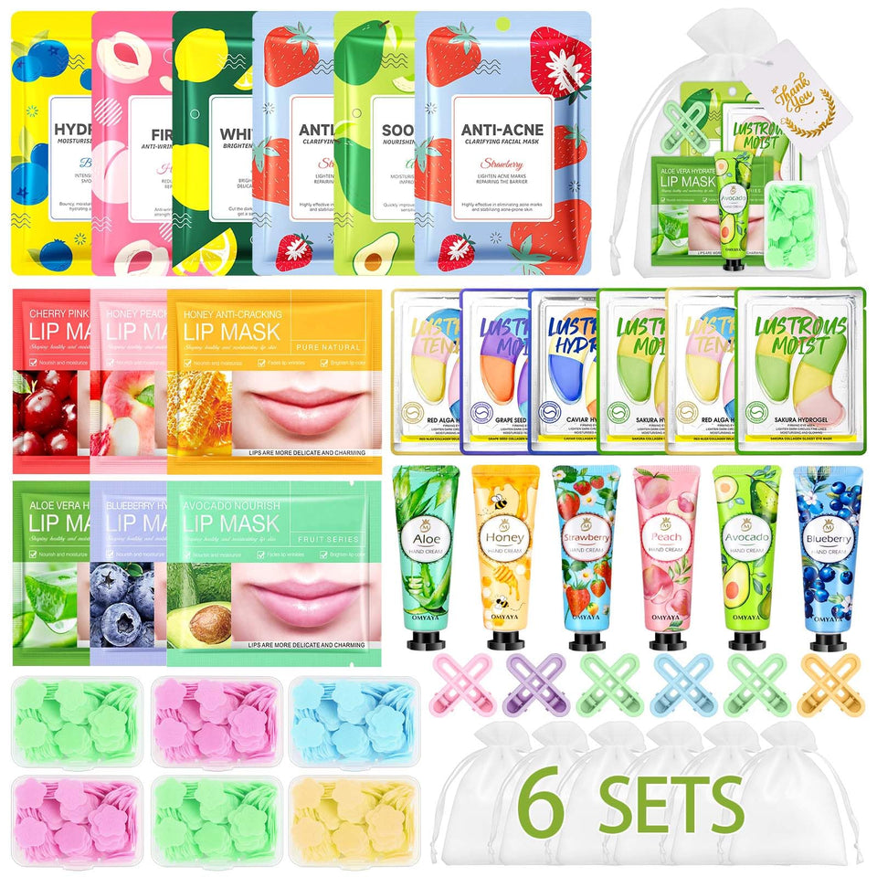 ZKONLY front package showing all 48 spa favor items and organized sets