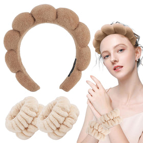 Zkptops folded headband and wristband showing easy travel packing