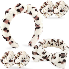 Zkptops front packaging showing beige leopard headband set and gift-ready design