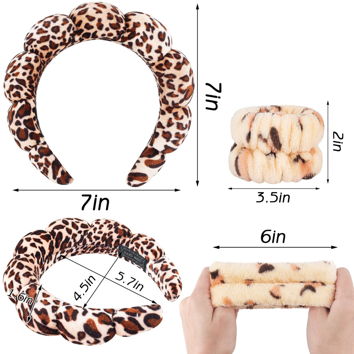 Zkptops headband in use while washing face keeps hair away