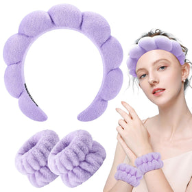 Zkptops headband styled on bathroom counter, stylish self-care accessory