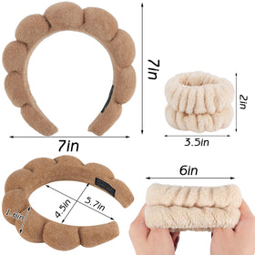 Zkptops headband held in hand showing lightweight portable size