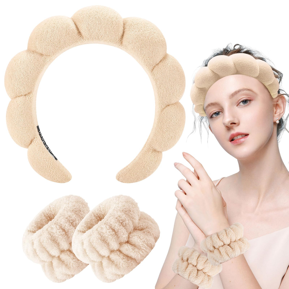 Zkptops folded headband in travel pouch for compact storage and portability