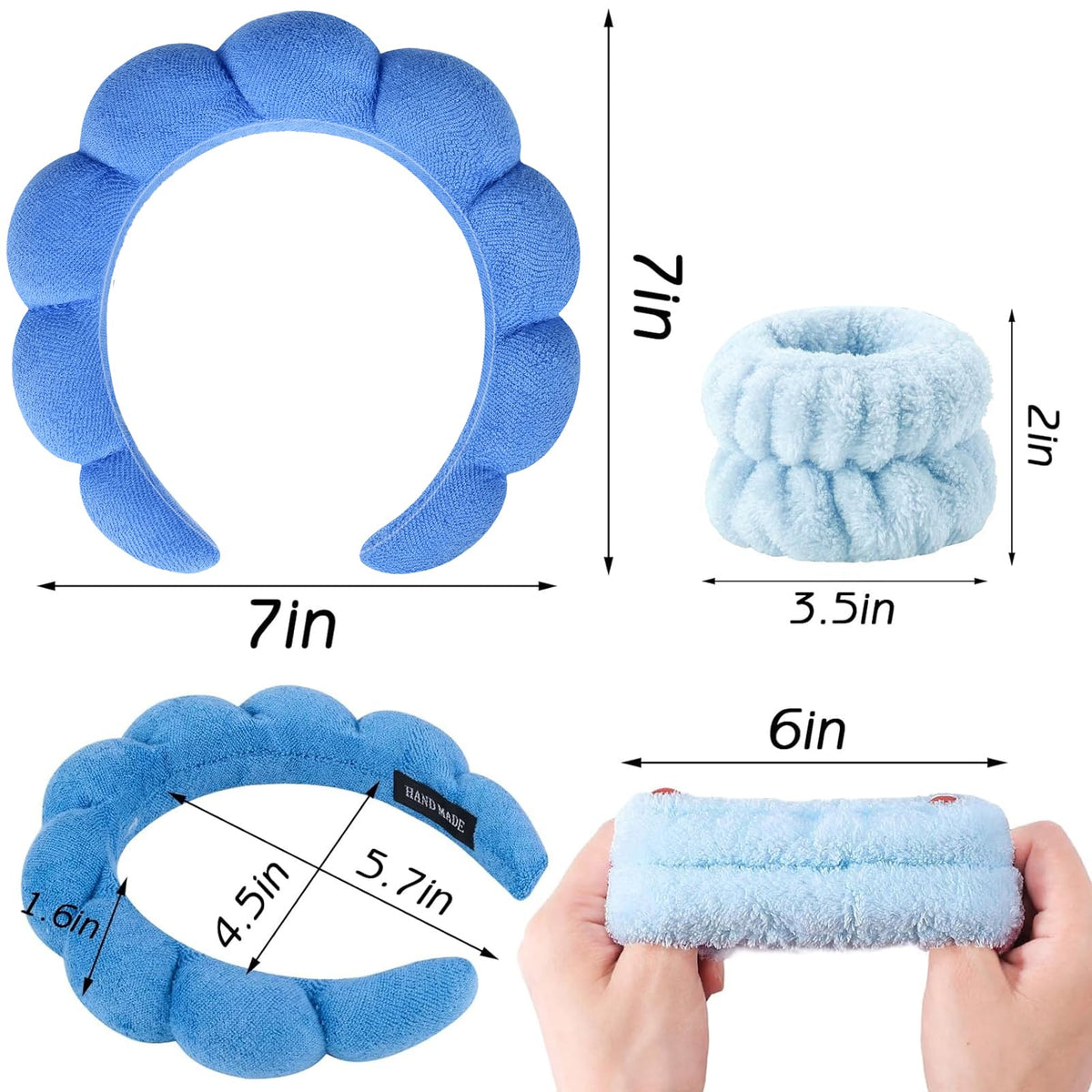 Zkptops wristband catching water during skincare keeps sleeves dry benefit
