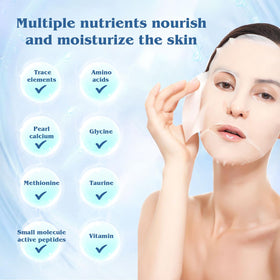 Zlimer mixed into a face mask being applied, demonstrates easy DIY use