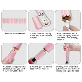 ZLMONDEE mixing nail polish in use for smoother finish and reduced streaks