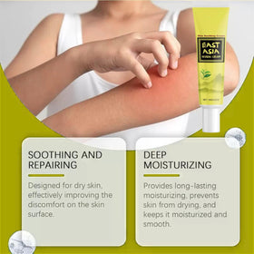 ZLSJJCLMZ application on cheek demonstrating soothing coverage and quick absorption