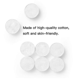 ZMBeautk close-up of a compressed cotton tablet highlighting natural fiber texture